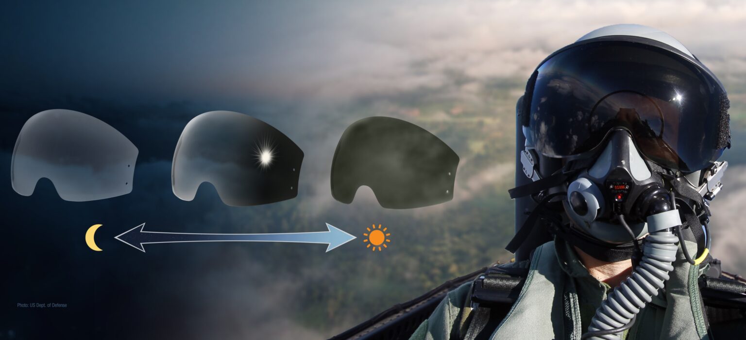 Flight store helmet visor